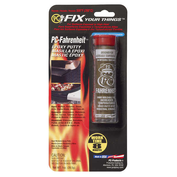 Pc Products 1 Oz PC-Fahrenheit Hand Moldable Epoxy Putty 025543